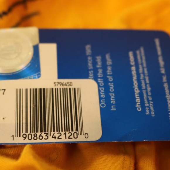 Champion LSU Tiger NCAA Women's V-Neck Gold Tee - Picture 7 of 7